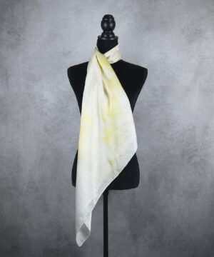 Hodvábna šatka LIMITED_341, Ručná výroba na Slovensku, 90 x 90cm – Obrázok 4
