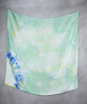 Hodvábna šatka LIMITED_349, Ručná výroba na Slovensku, 90 x 90cm – Obrázok 2