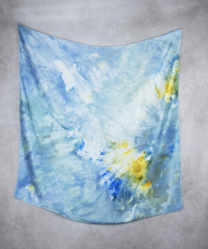 Hodvábna šatka LIMITED_350, Ručná výroba na Slovensku, 90 x 90cm – Obrázok 2