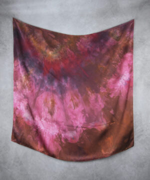 Alternative view of Hodvábna šatka LIMITED_352, Ručná výroba na Slovensku, 90 x 90cm