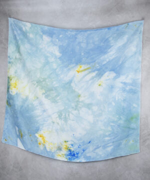 Alternative view of Hodvábna šatka VZOR_92, 85 x 90cm, Vyrobené na Slovensku