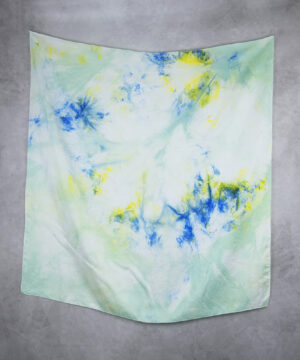 Alternative view of Hodvábna šatka VZOR_94, 85 x 90cm, Vyrobené na Slovensku