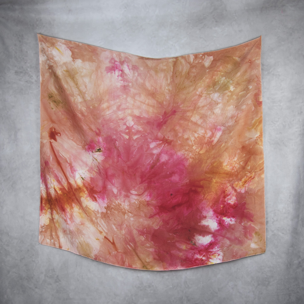 Hodvábna šatka VZOR_99, 85 x 90cm, Vyrobené na Slovensku – Obrázok 2